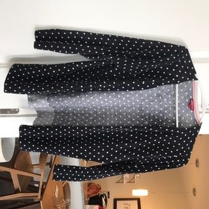 Cute black polka dot cardigan